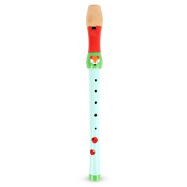 Small Foot 10722 Children's Flute, Child-Friendly Design, Made of Sturdy Wood and Suitable for Playing, Encourages The Creativity