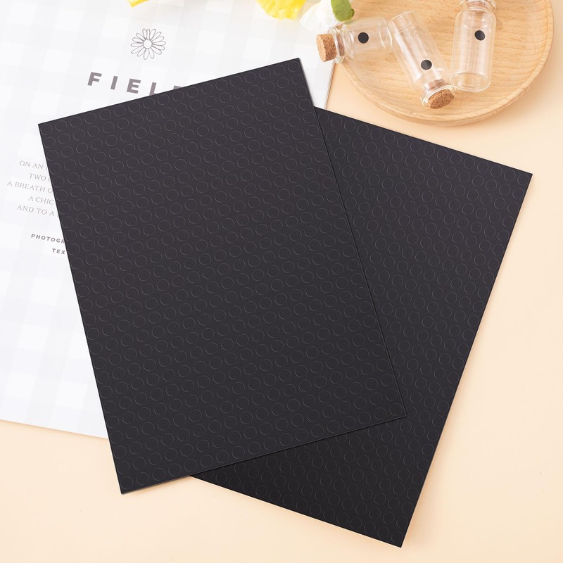 Isslly 936 PCS 1/4 Inch Black Dot Stickers, Small Circle