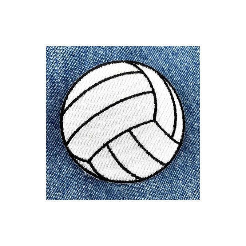 Volleyball Embroidered Patch Beach Volley Ball Iron-On Applique Sports Emblem