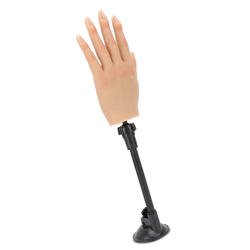 Nail Training Practice Hand Professional Bendable Silicone Female Mannequin Hand