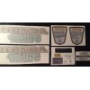 Honda CT70 K3 1973-74 "Trail 70" Complete Set frame Decals,