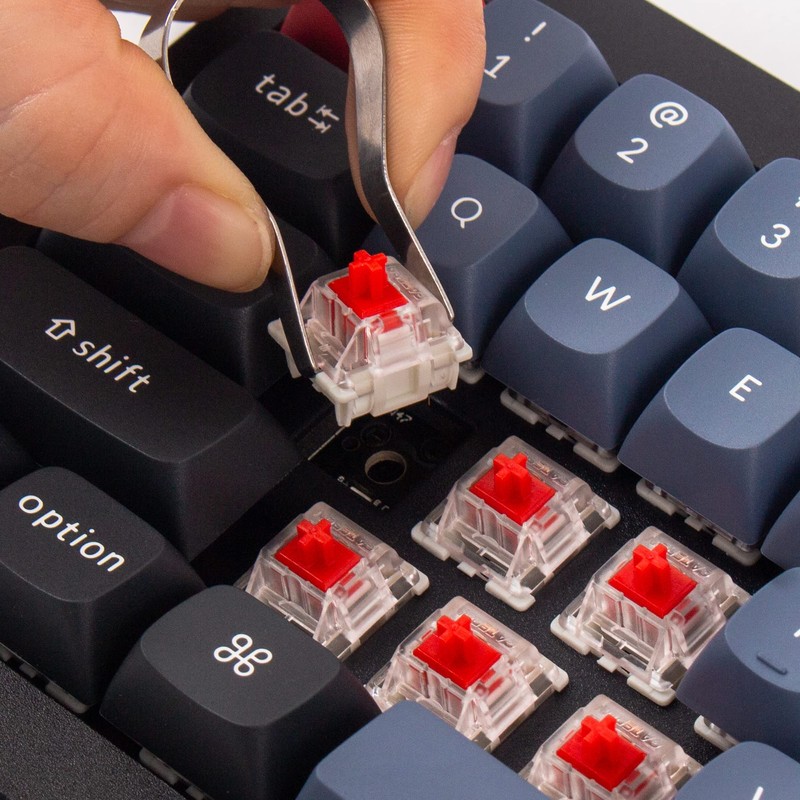 Keychron Q4 Wired Custom Mechanical Keyboard, 60% Layout QMK/VIA Programmable