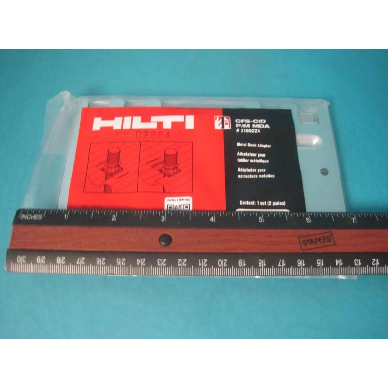 hilti 10 Pairs (20 Plates) Hilti CFS-CID P/M MDA Metal