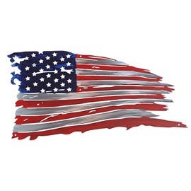 Zoihet American Flag Metal Wall art, Patriotic Outdoor Wall Art Decor, 4th of july Independence Day Decorations for Garden,Yard,Living Room,Bedroom,Patio,Balcony(Classic)
