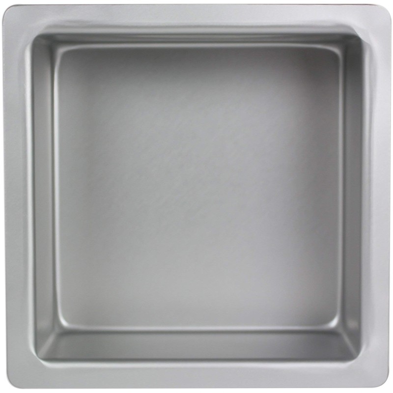 PME SQR064 Quadratische Backform aus eloxiertem Aluminium, 152 x 152