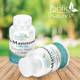 D-Mannose 1500mg, 60 Capsules. D-Mannose is a Cranberry Extract That is Beneficial to The Urinary Tract. Gluten, Dairy, Sugar, and Soy Free. Non GMO and No Artificial Flavors.