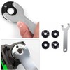 (1+3+3pk) 193465-4 Grinder Flange Angle Wrench Spanner Metal Lock Nut