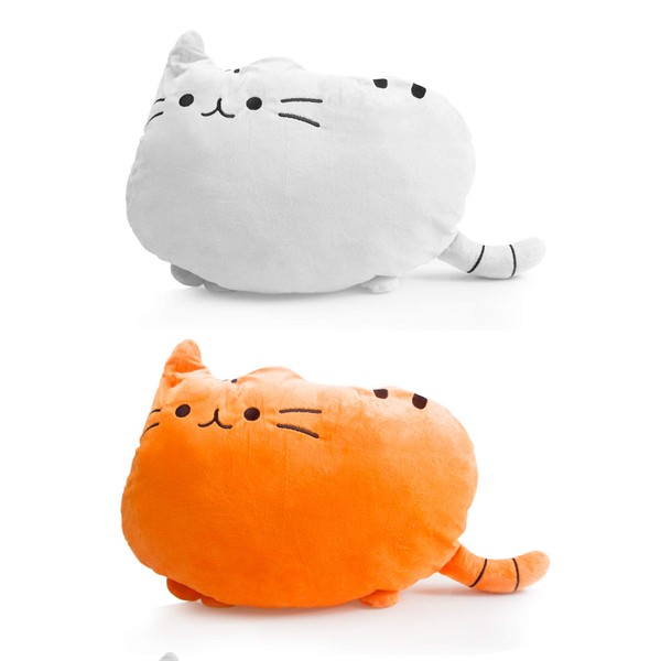 kinokoo Cookie Cat Back Plush Cushion Pillow - Cute Kawaii
