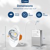 Amico 6 Pack 4 Inch 5CCT Gimbal LED Recessed Lighting,