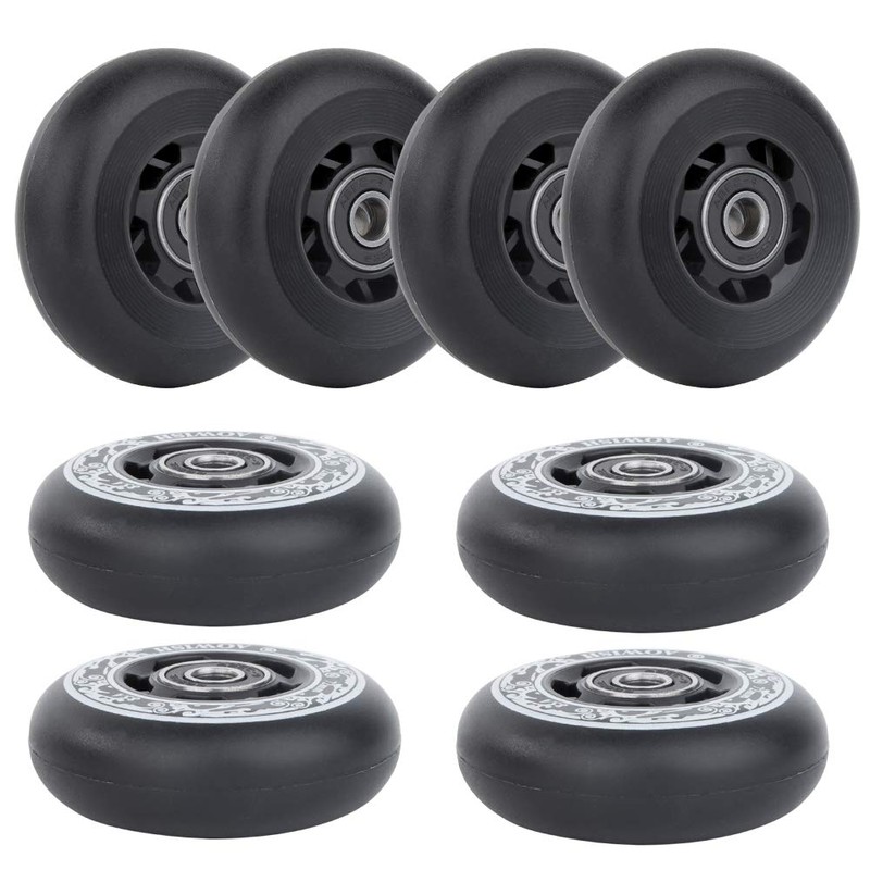 AOWISH Inline Skate Wheels 85A Outdoor Asphalt Formula Hockey Roller