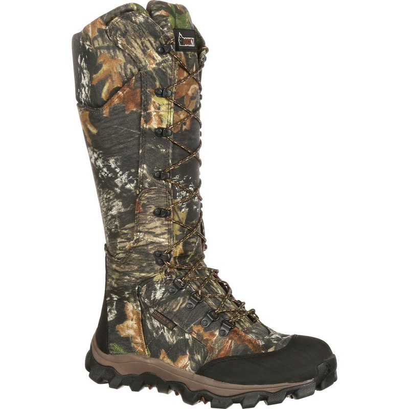 ROCKY Lynx Waterproof Snake Boot, Mossy Oak Break Up, Size