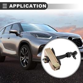 Motoforti Door Check Stop Assembly, Car Accessories, for Ford F150 2004-2008, Metal, Bronze Tone