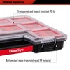 DuraSys Tools Organizer, Small Parts Storage Toolbox, 17.3 * 13.7