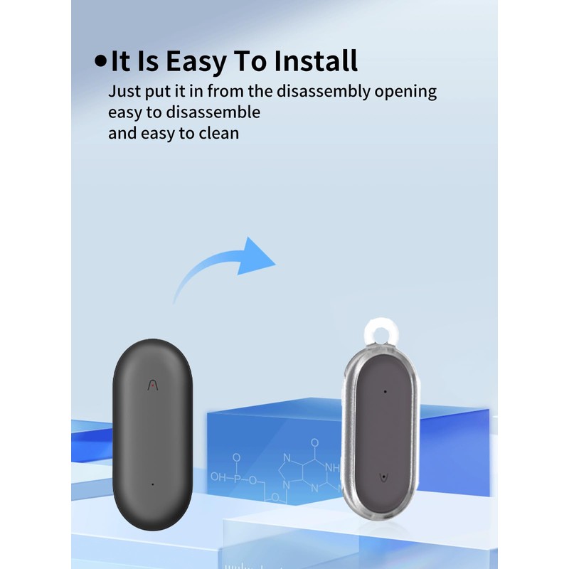 Compatible with PLAUD NotePin AI Voice Recorder，Clear PC Shockproof Protective