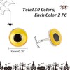 PH PandaHall 100pcs Push Pins Dragon Eye Thumb Tacks Glass