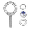 PATIKIL M8 x 30mm Lifting Shoulder Eye Bolts Set of