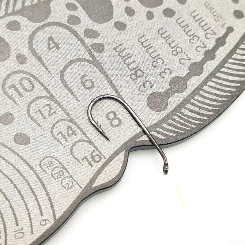 VOANZO 1PCS Lure Practical Fly Fishing Measuring Tool Easy To