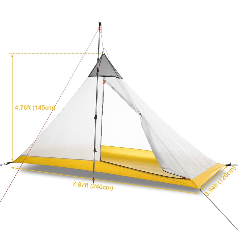 MUXSAM Inner Tent, For 1 Person, One Pole Inner Tent,