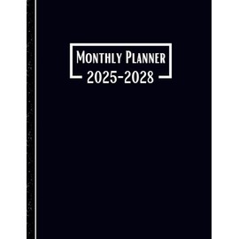 2025-2028 Monthly Planner 4 years: 48 Months, January 2025 to December 2028, 4-Year Calendar, 8.5x11 inches, |Theme: Simple |