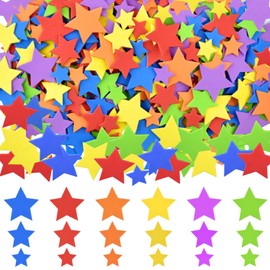 Coopay Star Foam Stickers Self-Adhesive Star Stickers Assorted Colors for Arts Craft Supplies