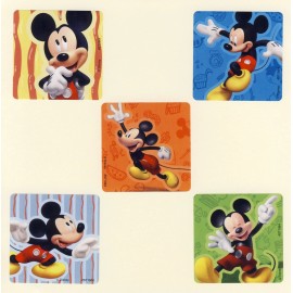 SmileMakers 10 Mickey Mouse Large Stickers - Party Favors - Rewards