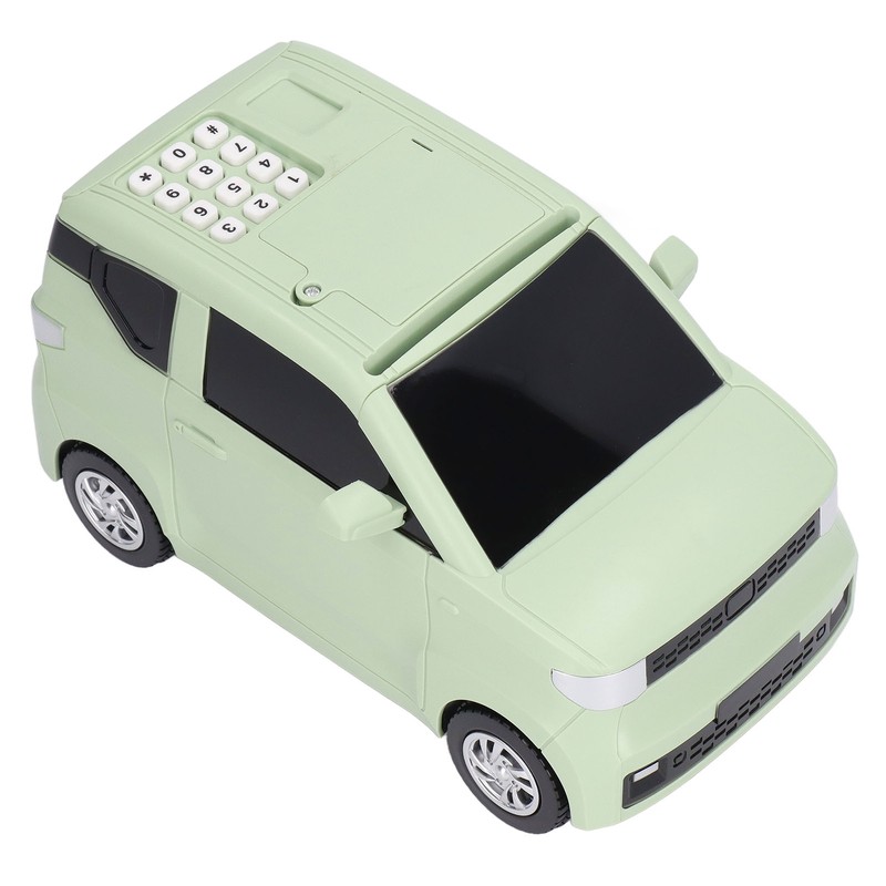 Electronic Car Money Bank Simulation Model Car Automatic Rolling Fingerprint