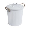 WENKO Gara Cosmetic Bin Matt White – Waste Bin Capacity:
