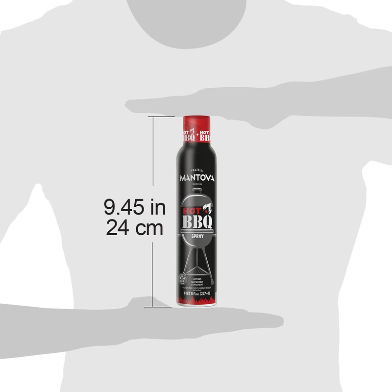 Mantova Hot BBQ Spray – Oil Infused with Smoky and