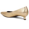 Naturalizer Women's Natalia Pump, Dark Gold Leather, 6.5 Wide