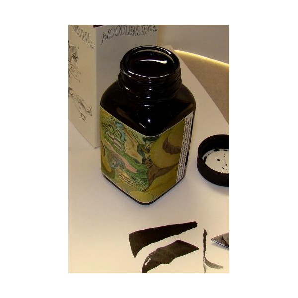 Noodler's Ink Refills Wardens Bad Black Moccasin Bottled Ink - ND-19061
