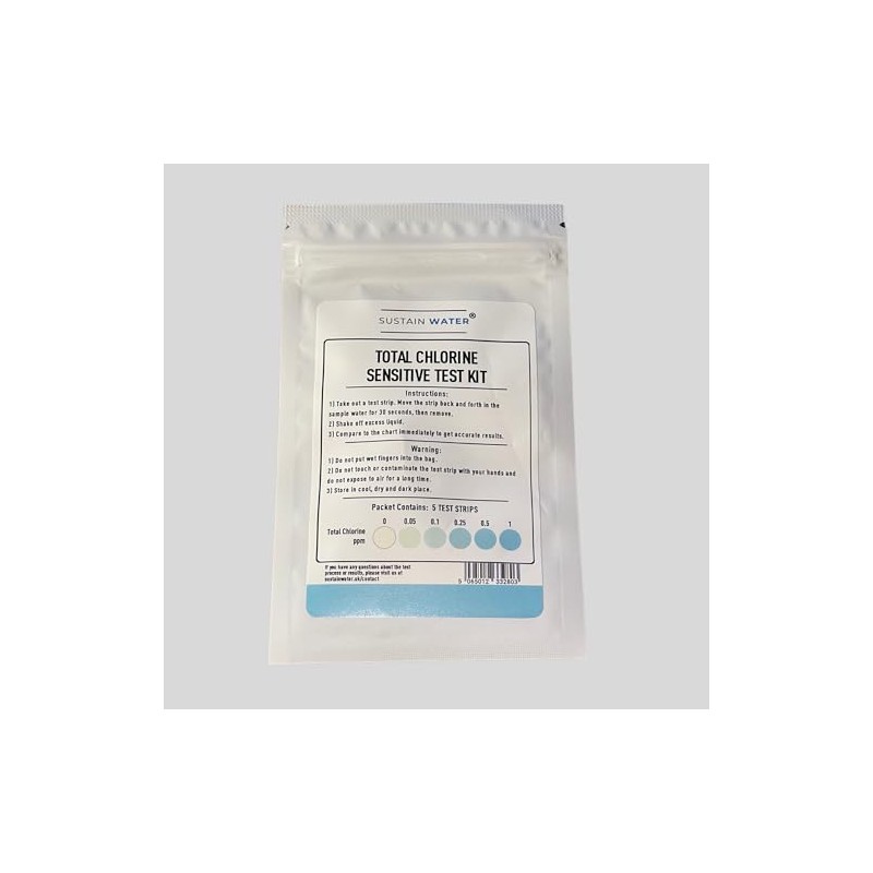 Drinking Water Test Kit for Chlorine, High Sensitivity Tap Water