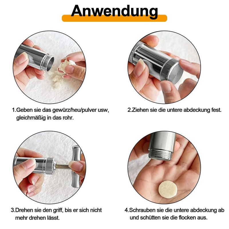 Pollen Pollen Press, 1 Piece Stainless Steel Pollen Press Tool