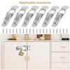 Spring Loaded Toggle Latch, 16PCS Latch with Lock Hole 56