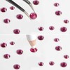 Beadsland Rhinestones for Makeup, 8 Sizes, 2500 Pieces, Crystal Flat