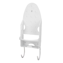 FTVOGUE Soporte de Pared 2 en 1 para Tabla de Planchar y Plancha con Gancho Ideal para Lavandería o Baño