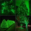 YULETIME 100 Count Green Christmas Lights, 33 Feet Green Wire