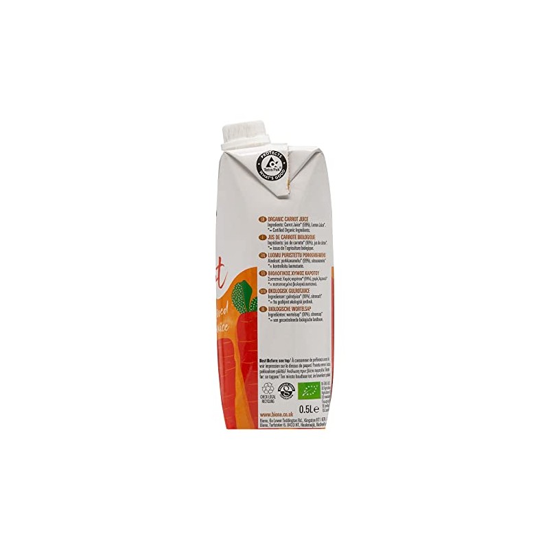 Biona Organic Carrot Juice 0.5lt