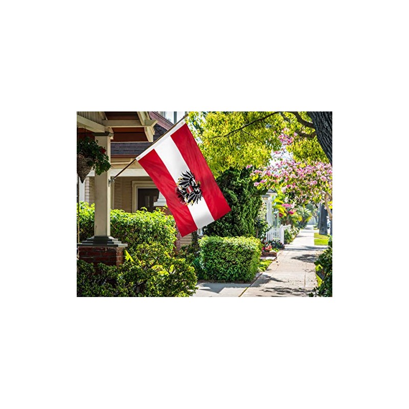 DANF Austria Flag 3x5 Foot Austrian National Banner