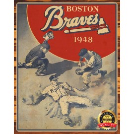 1948 Boston Braves - Vintage - Metal Sign 11 x 14
