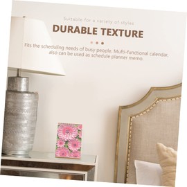 Operitacx Vintage Planner Calendar 2pcs Desktop 2022 Calendars Paper Planner for Busy Office Home