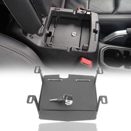 u-Box JL Wrangler - Consola de almacenamiento con bloqueo de seguridad, accesorios interiores para Jeep Wrangler JL y JLU Unlimited
