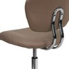 Flash Furniture Mid-Back Coffee Brown Mesh Padded Swivel Task Office