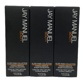 Jay Manuel Beauty Filter Finish Collection (0.00014oz-1.3 - Sheer Foundation (DEEP #1)