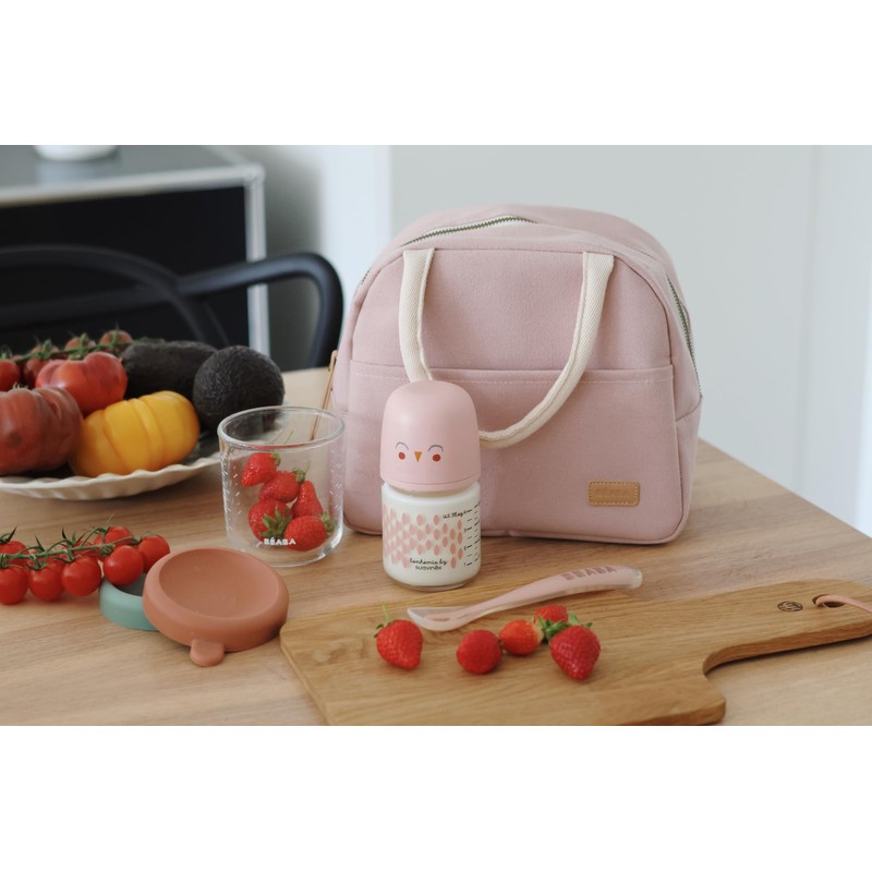 BEABA Insulated Lunch Bag for Baby, Kids Meals, Lunch Box,