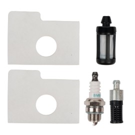 BlueStars MS170 MS180 Air Filter Tune-Up Kit - Compatible with STIHL MS 170 MS 180 017 018 Chainsaw 1130 124 0800 with Spark Plug Fuel Filter Oil Filter