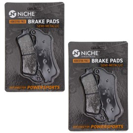 NICHE Brake Pad Set for Honda Goldwing 1800 F6B 06456-MCA-016 06455-MCA-016 Front Rear Semi-Metallic