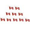 10PCS Canada Maple Leaf Flag Pins - Canadian Lapel Pins