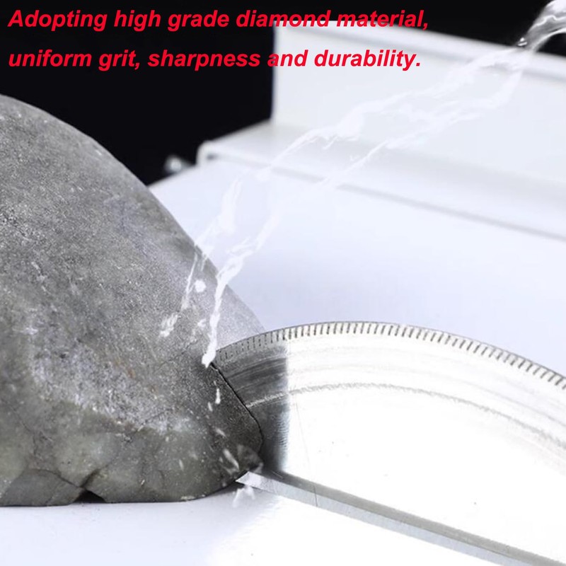 𝐉𝐔𝐍𝐋𝐈𝐗𝐍 5 Pcs Thin Lapidary Saw Blade, 6 inch Dia