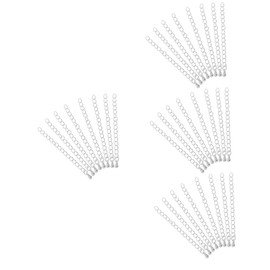 Operitacx 32 Pcs Bracelet Extender Necklace Extender Trendy Necklaces Making Sterling Silver Choker Beaded Choker Necklace Sterling Silver Necklaces Bracelet Chain for DIY Anklet Jewelry 14k