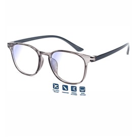 Near Sighted Glasses for Men,Women Nearsighted Distance Driving Myopia Eyeglasses,wayfarer Near Sighted Farsighted Cheaters Computer Eye-glasses Large Blue Light Blocker Tv Gaming Nerd Eyewear